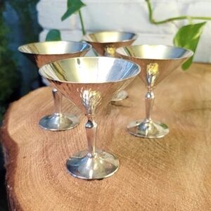 Rare Zodax Metal Aperitif Glasses